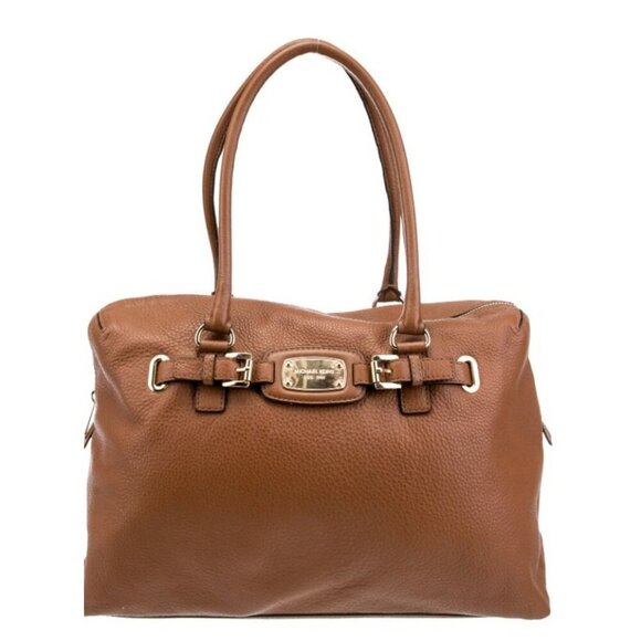 Michael Kors Hamilton Weekender  Leather Satchel Bag LARGE - Picture 1 of 16